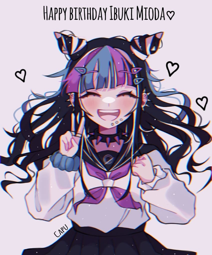 mioda ibuki (danganronpa and 1 more) drawn by capu.ciiino