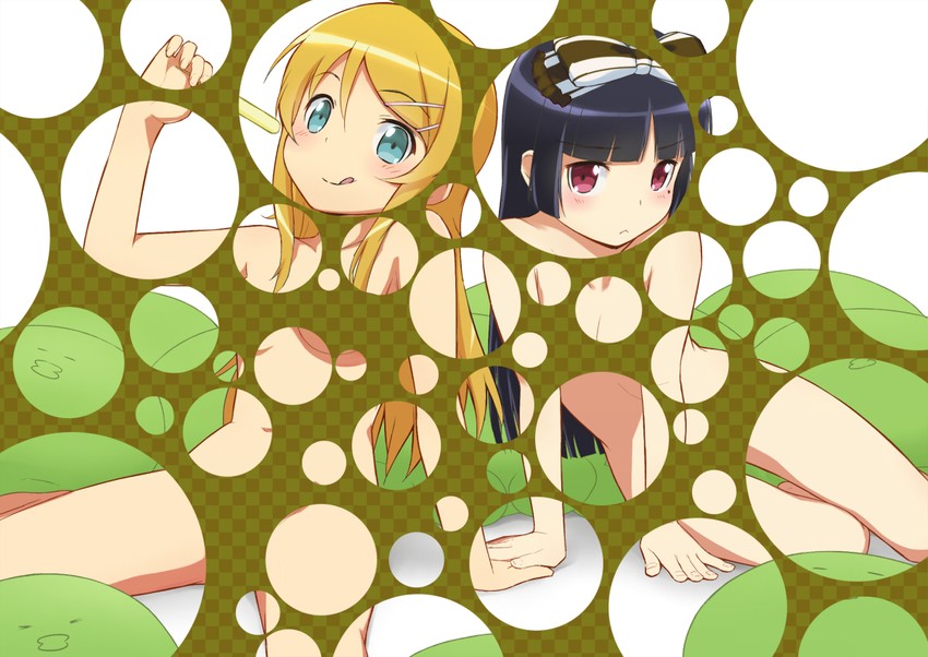 gokou ruri and kousaka kirino (ore no imouto ga konna ni kawaii wake ga nai) drawn by kanna_asuke