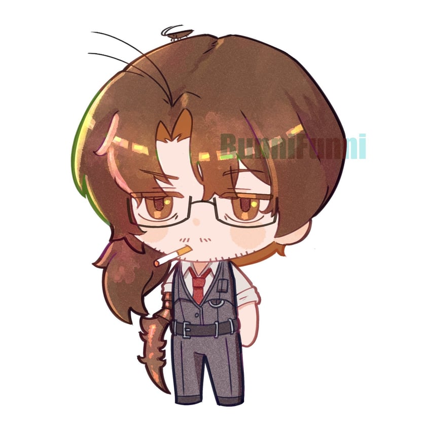 gregor (project moon and 1 more) drawn by funnibunni