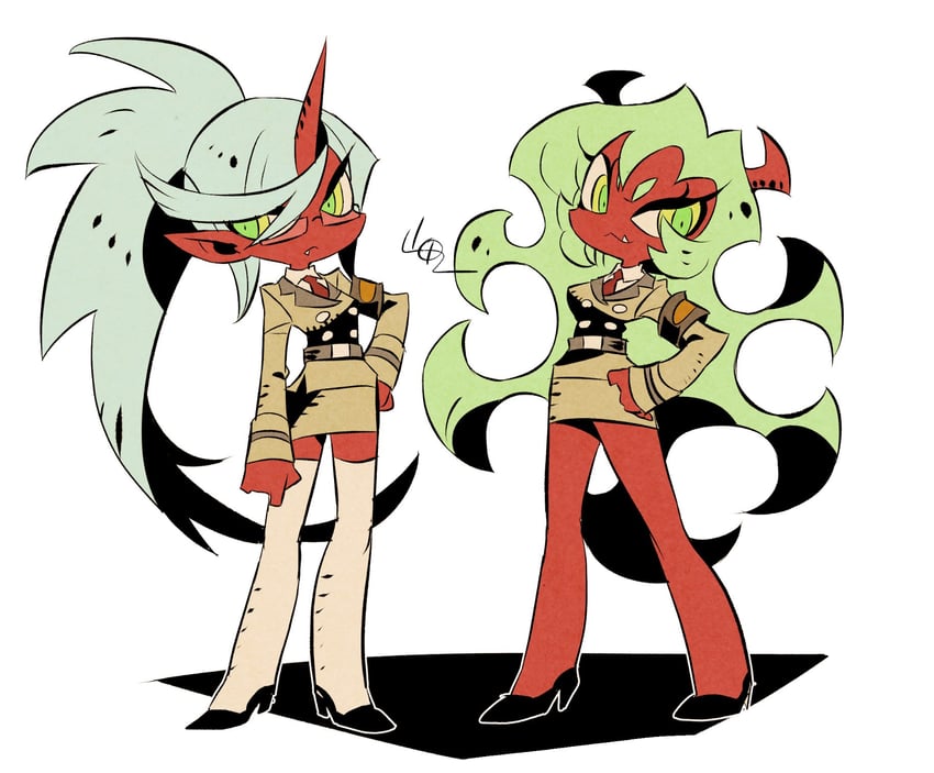 kneesocks and scanty (panty & stocking with garterbelt) drawn by yamada9000
