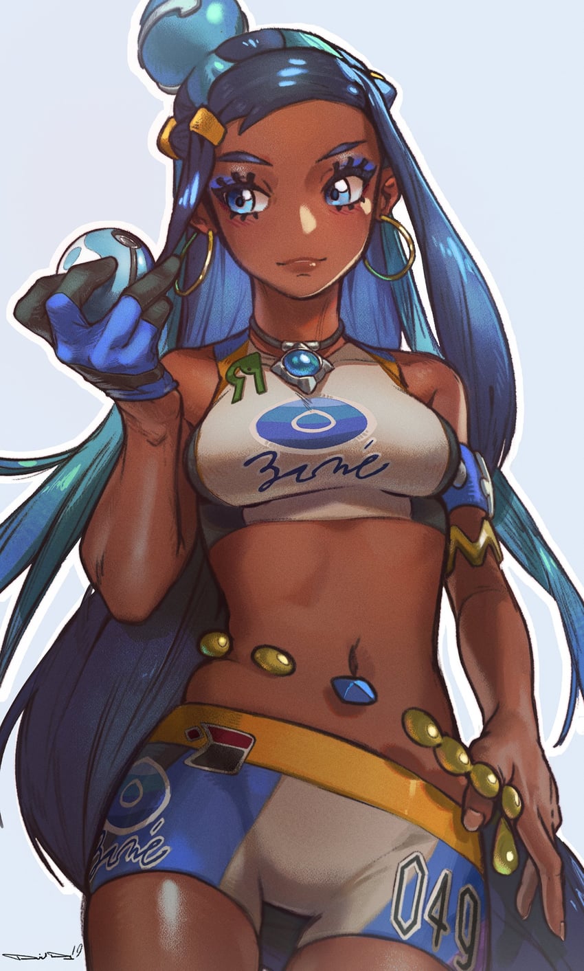 nessa (pokemon and 1 more) drawn by daniel_deng
