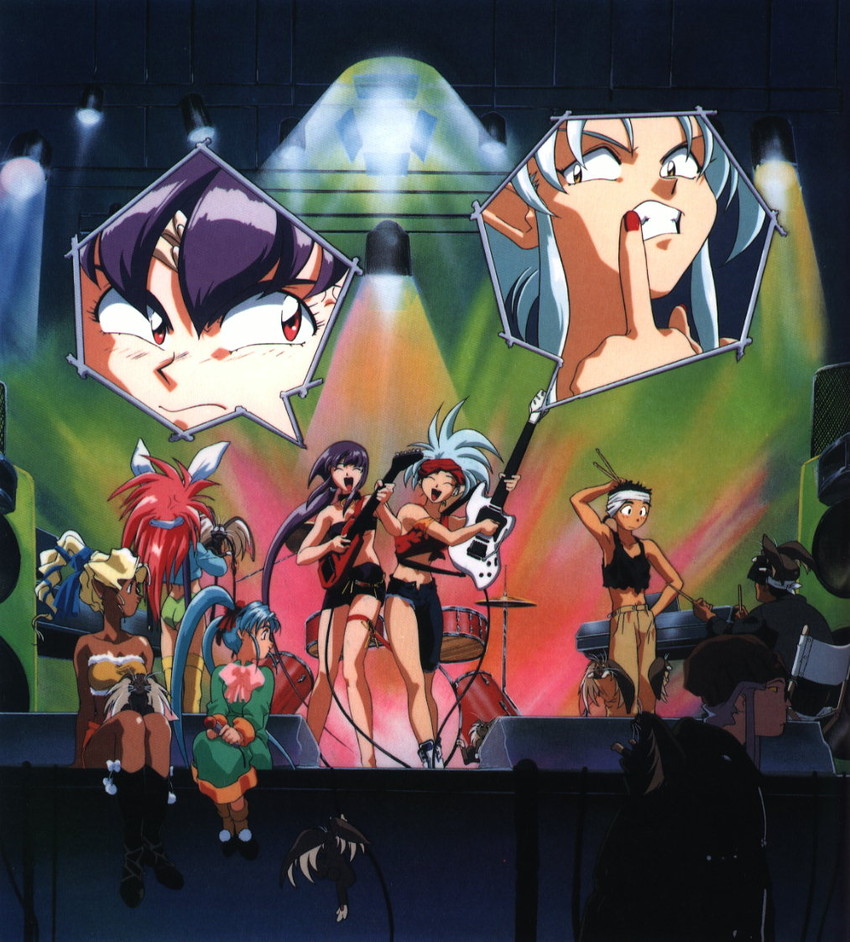 ryouko, masaki sasami jurai, kuramitsu mihoshi, masaki aeka jurai, ryou-ouki, and 3 more (tenchi muyou! and 1 more)