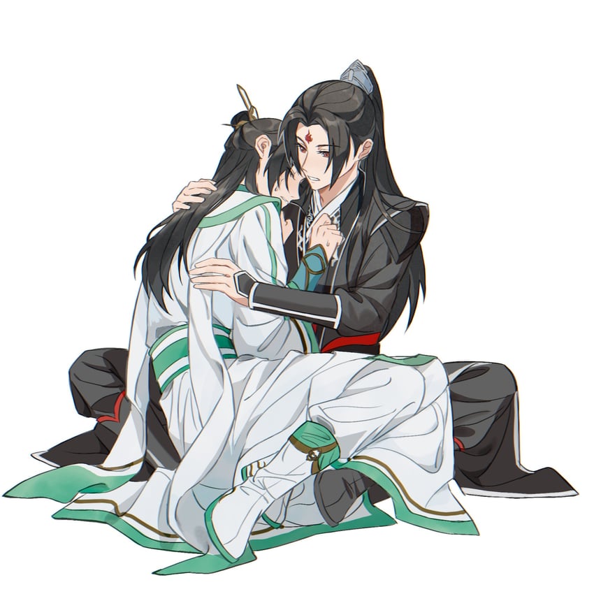luo binghe and shen qingqiu (renzha fanpai zijiu xitong) drawn by shenshixin