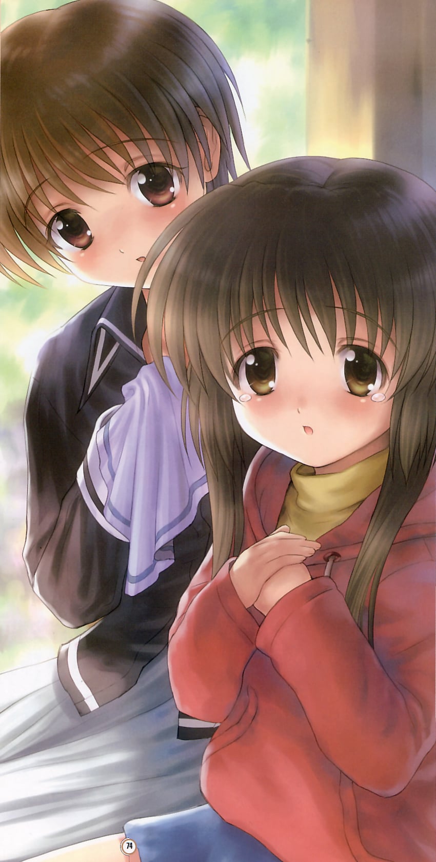 ibuki fuuko and ibuki kouko (clannad) drawn by goto_p