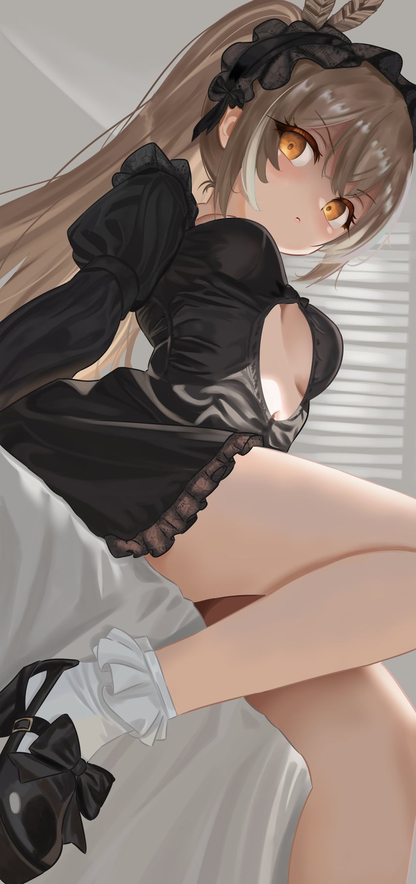 nanashi mumei (hololive and 1 more) drawn by maverick_(mvk022)