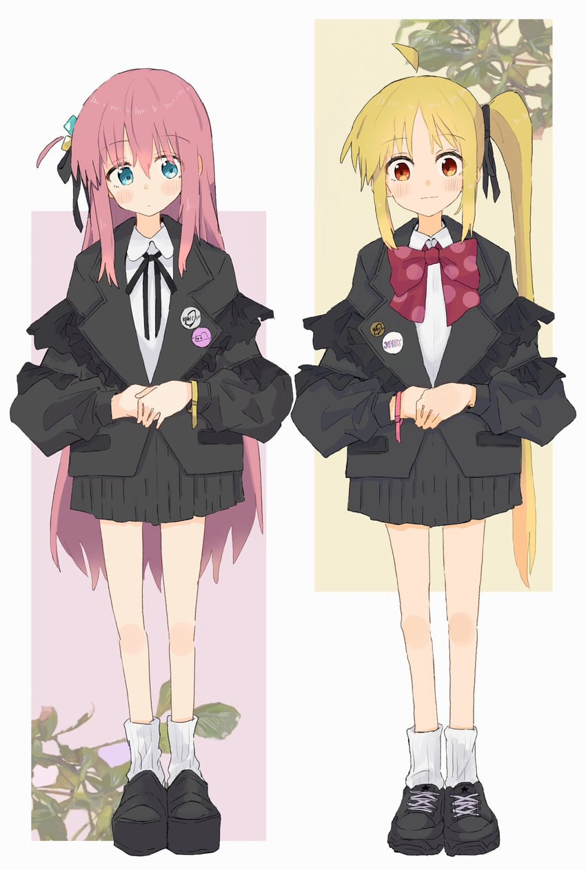 gotoh hitori and ijichi nijika (bocchi the rock!) drawn by masa_(usg999mm)