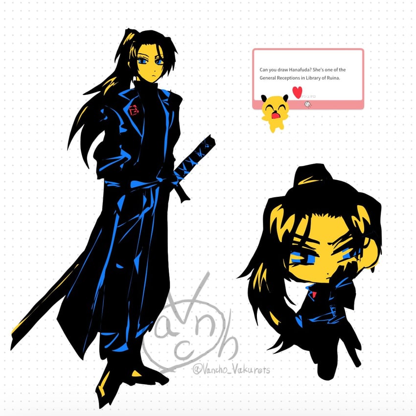 hanafuda (project moon and 2 more) drawn by vancho_vakurets
