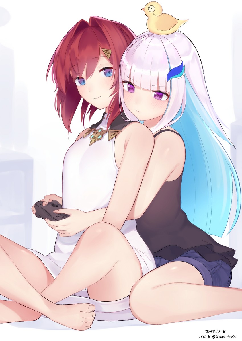 lize helesta, ange katrina, and sebastian piyodore (nijisanji) drawn by hirota_fruit