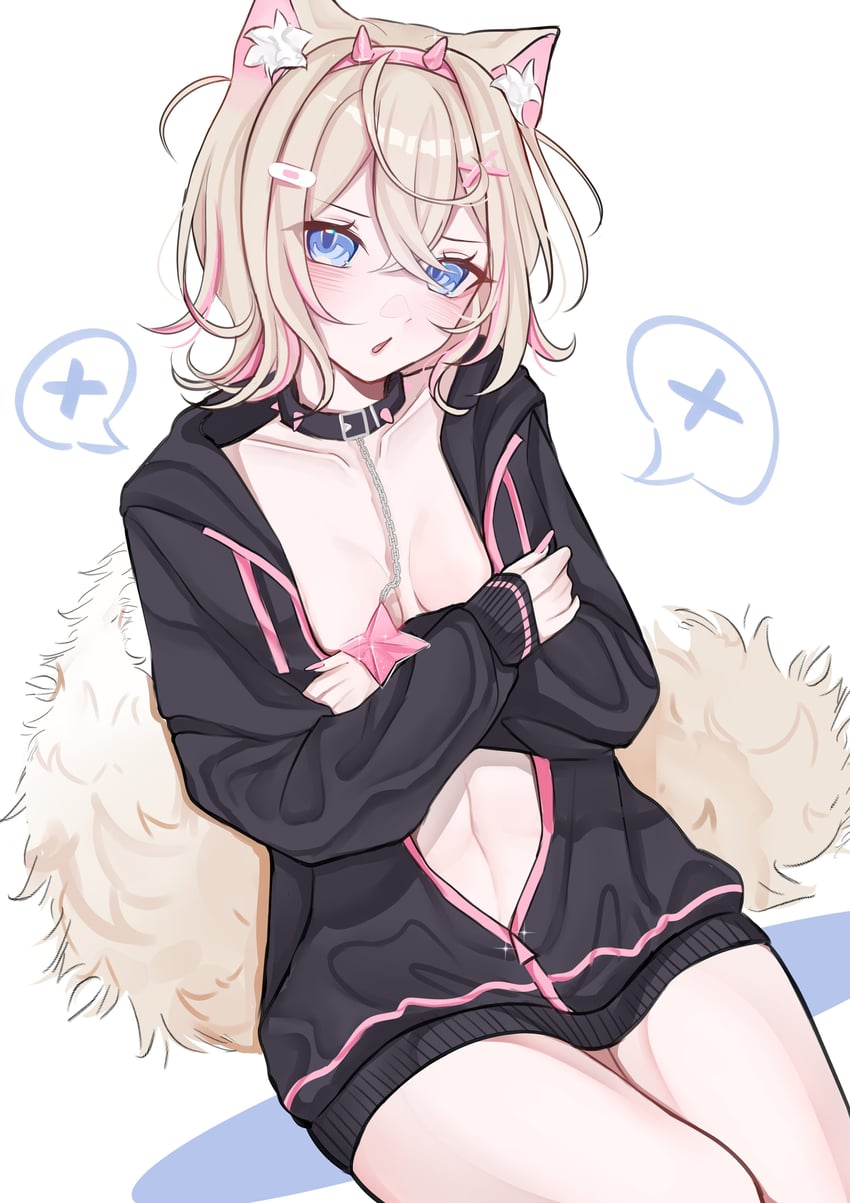 mococo abyssgard (hololive and 1 more) drawn by rosheil