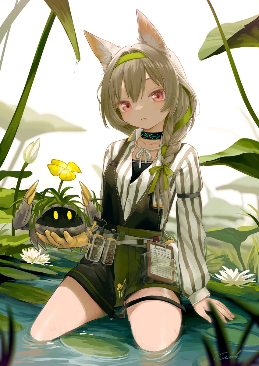 beanstalk and domesticated metal crab (arknights) drawn by welt_(kinsei_koutenkyoku)