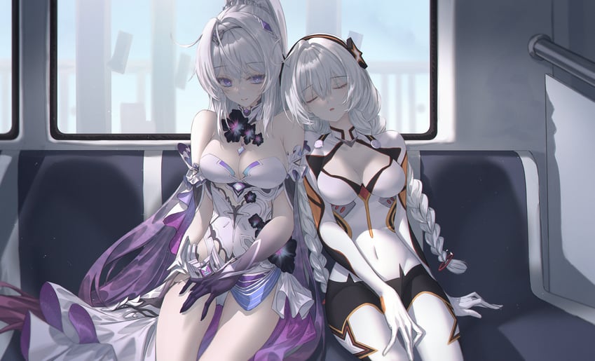 kiana kaslana (honkai and 1 more) drawn by neon_(pixiv_31150749)