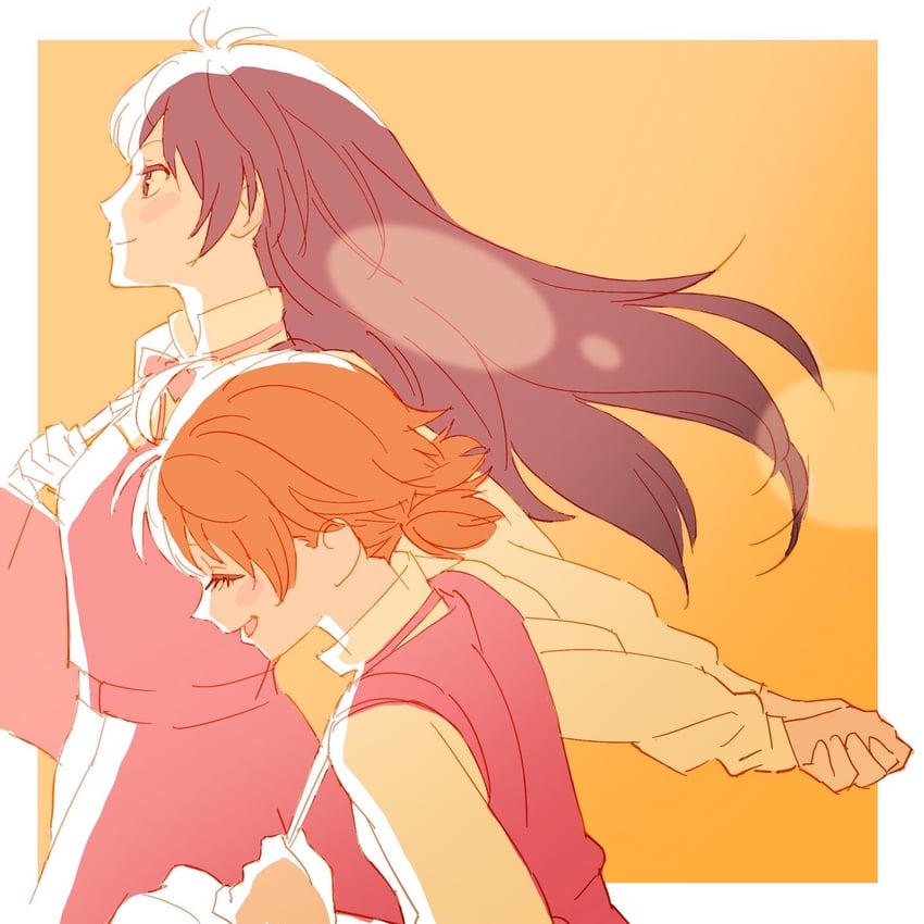 koito yuu and nanami touko (yagate kimi ni naru) drawn by 55bata6rou