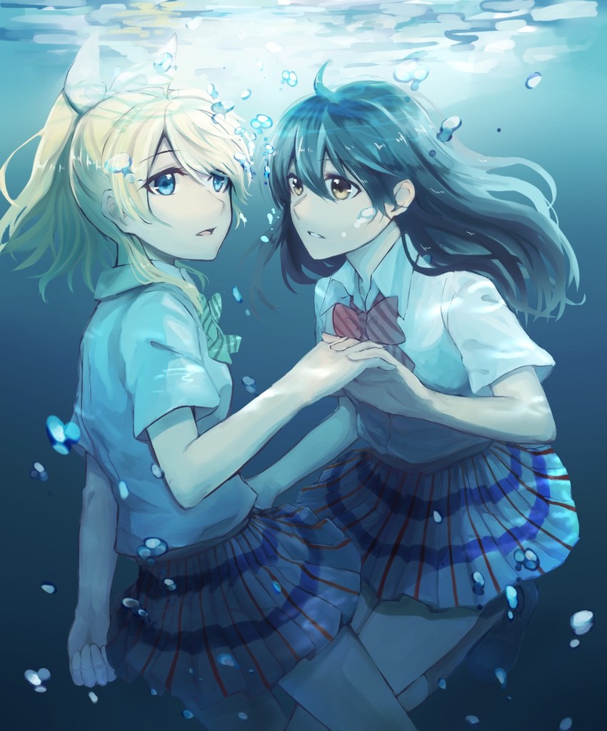 sonoda umi and ayase eli (love live! and 1 more) drawn by kiri_(0218htt)