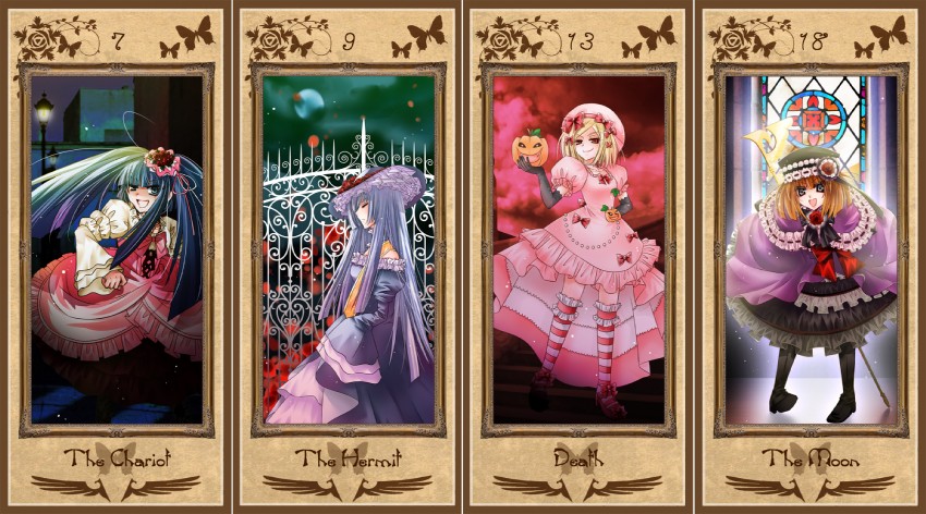 furudo erika, lambdadelta, eva beatrice, and virgilia (umineko no naku koro ni) drawn by apo_(777)