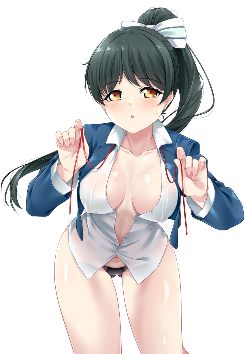 hazuki ren (love live! and 1 more) drawn by bunji