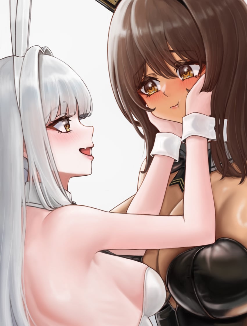 noir and blanc (goddess of victory: nikke) drawn by commonalty