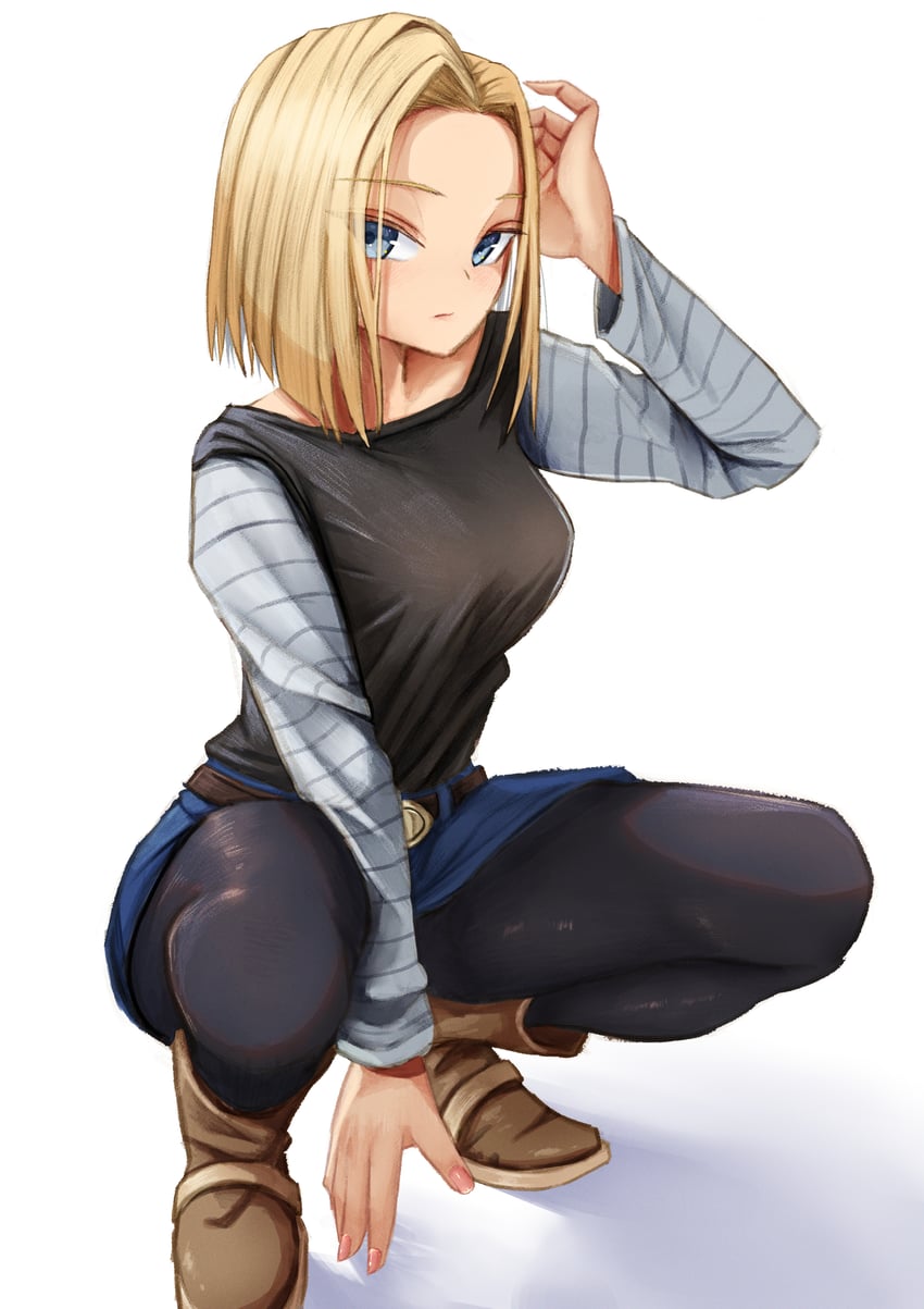 android 18 (dragon ball and 1 more) drawn by kaneko_ryou