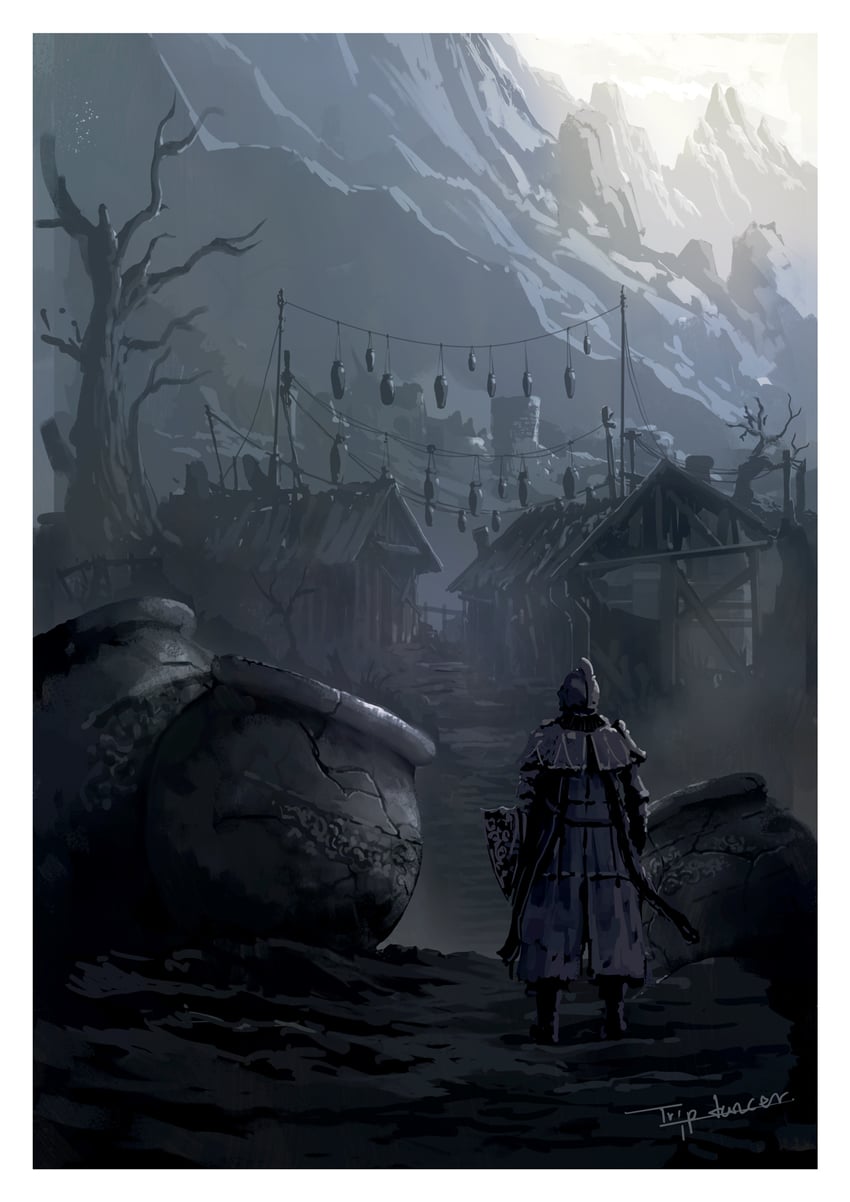 tarnished (elden ring and 1 more) drawn by tripdancer