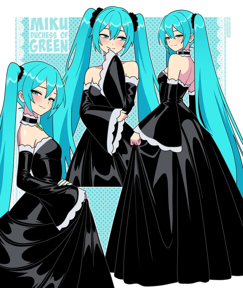 hatsune miku (vocaloid and 2 more) drawn by nico-neko