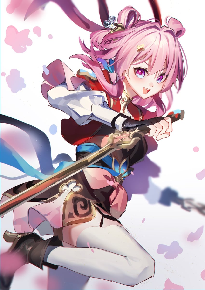 march 7th (honkai and 1 more) drawn by ros_e_8