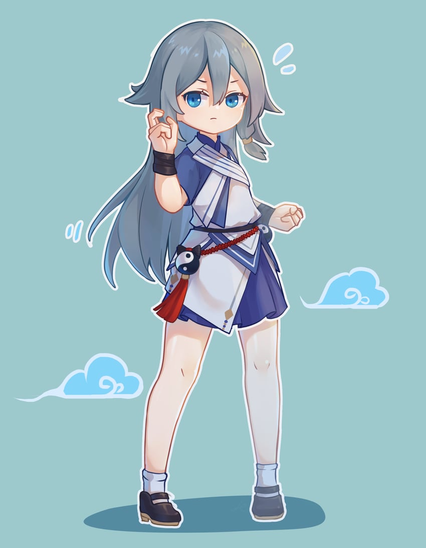 fu hua (honkai and 1 more) drawn by huang_tie_lin