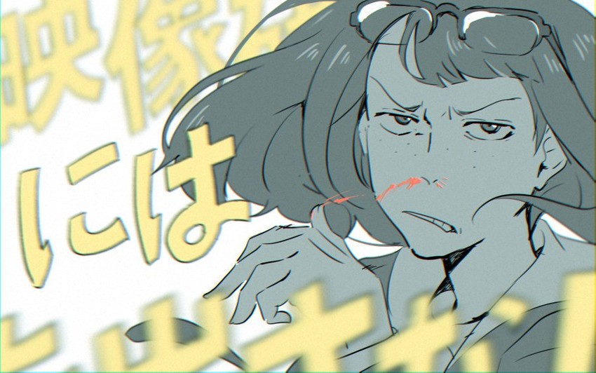kanamori sayaka (eizouken ni wa te wo dasu na!) drawn by anarchy_ptck