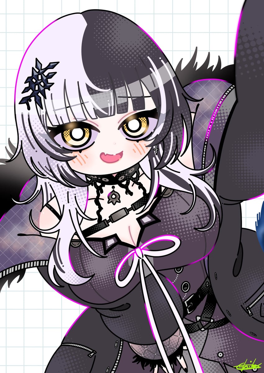 shiori novella (hololive and 1 more) drawn by pigma_01