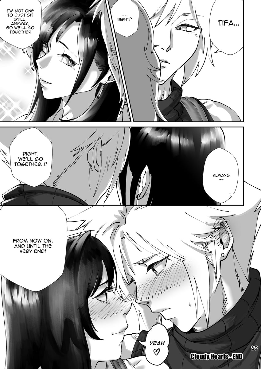 tifa lockhart and cloud strife (final fantasy and 1 more)