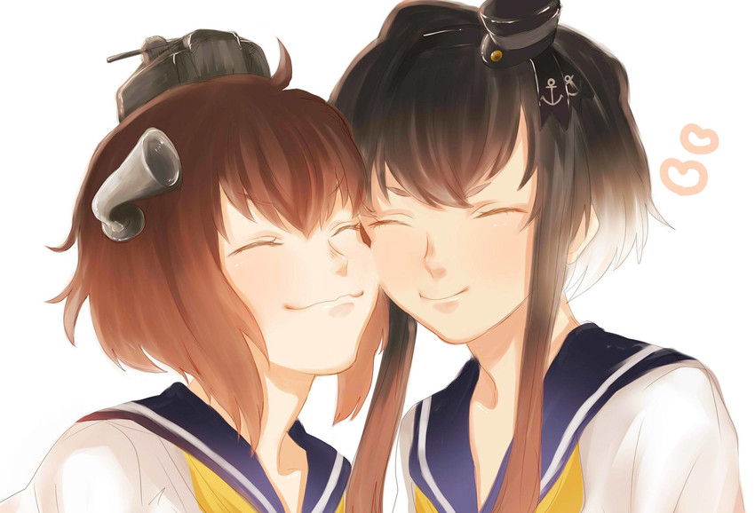 yukikaze and tokitsukaze (kantai collection) drawn by kuuki_(reorenji)
