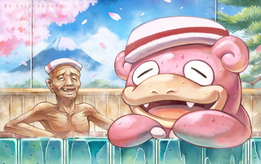 slowpoke (original and 1 more) drawn by mei_ford