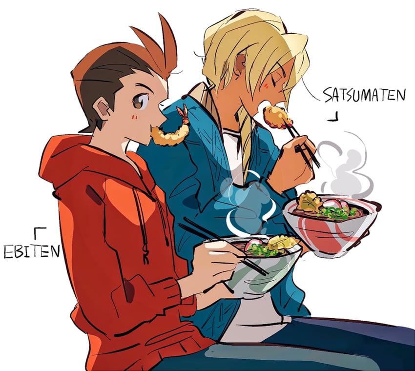 apollo justice and klavier gavin (ace attorney) drawn by grgrton