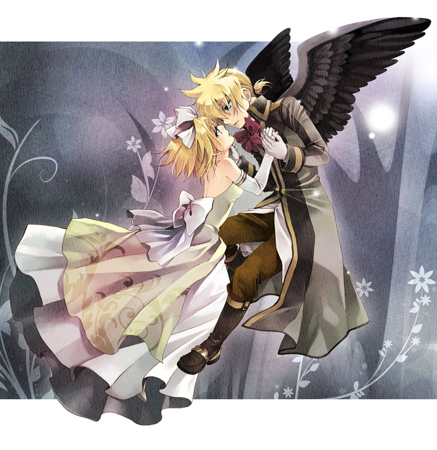 kagamine rin and kagamine len (vocaloid) drawn by mizuno_eita
