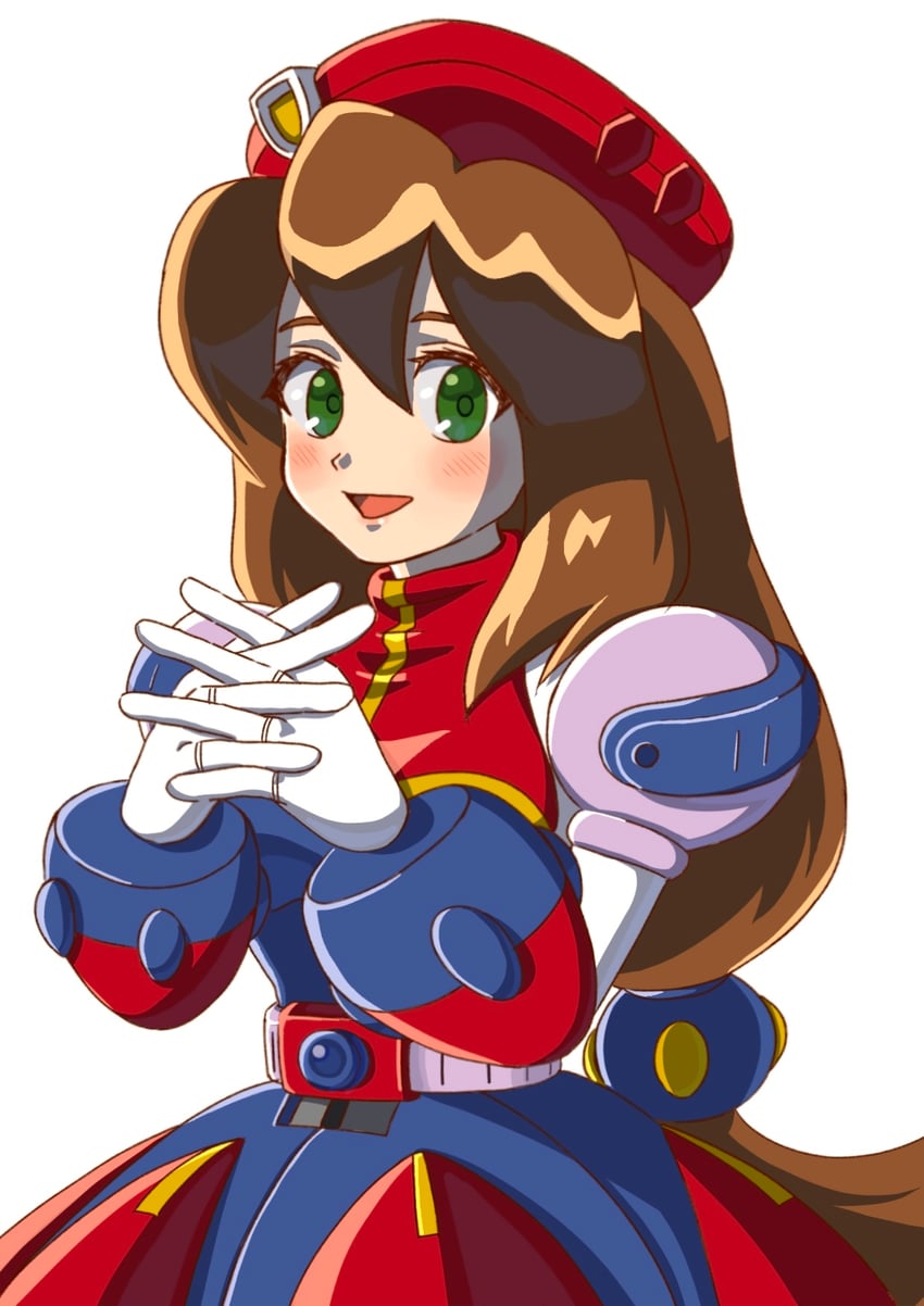 iris (mega man and 2 more) drawn by kintama0210