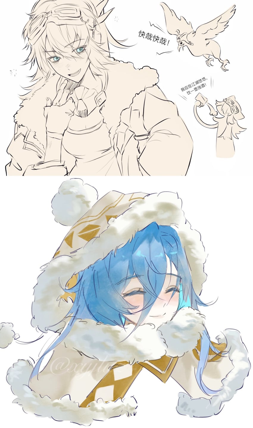 lilya and 37 (reverse:1999) drawn by xiyiji_li_you_zhi