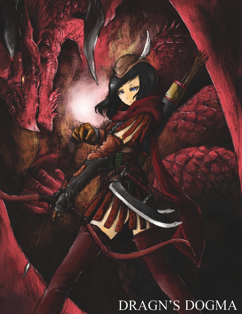 arisen and grigori (dragon's dogma) drawn by bolt0002