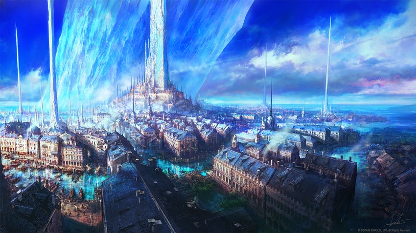 final fantasy and 2 more drawn by kimura_kentarou