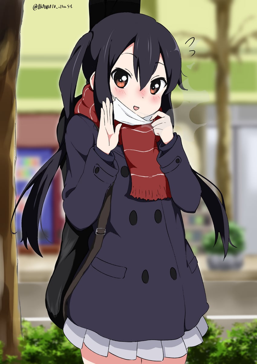 nakano azusa (k-on!) drawn by white_gorilla_(okamoto)