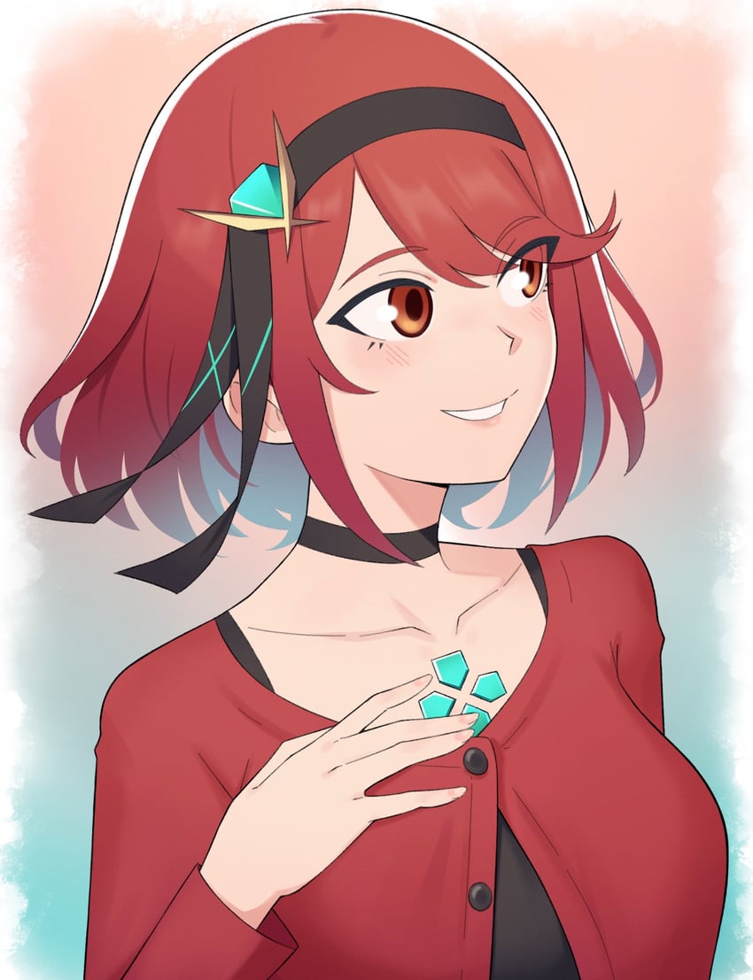 pyra (xenoblade chronicles and 1 more) drawn by edmonmondo
