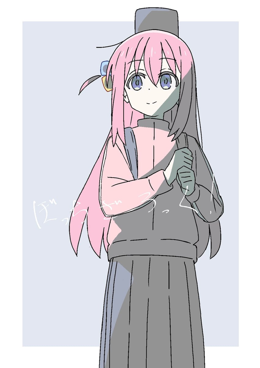 gotoh hitori (bocchi the rock!) drawn by miyauchi_takashi