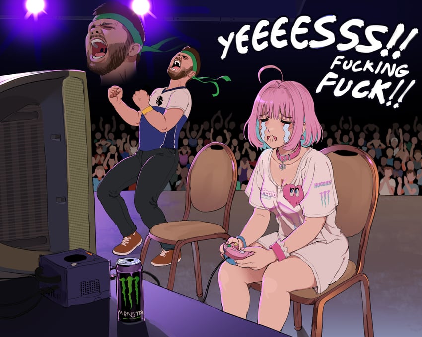 yumemi riamu and hungrybox (idolmaster and 4 more) drawn by giganticbuddha