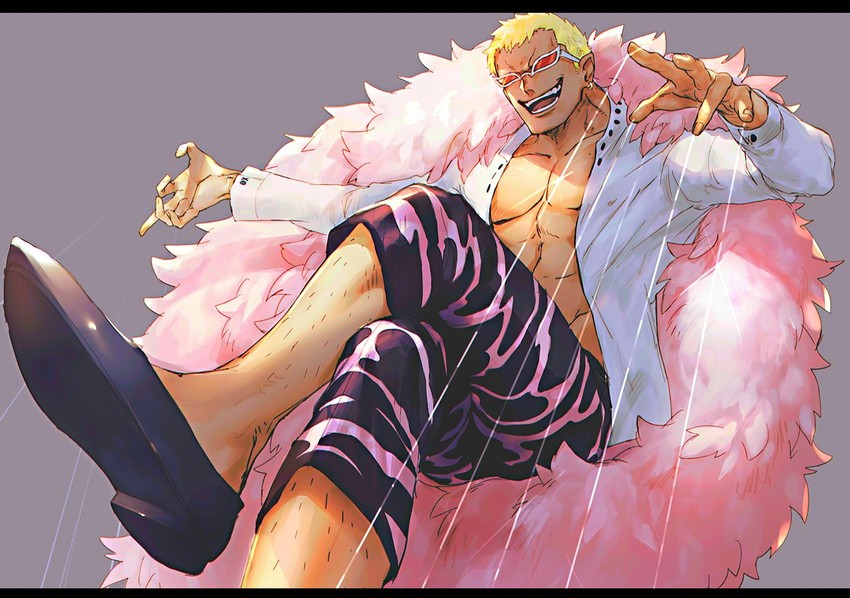 donquixote doflamingo (one piece) drawn by yonekura_naoyasu