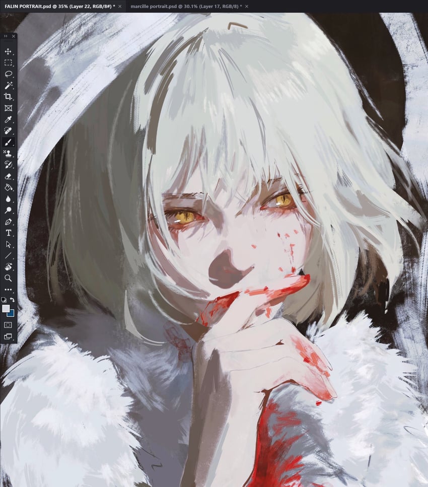 falin touden (dungeon meshi) drawn by sabertoon_artt