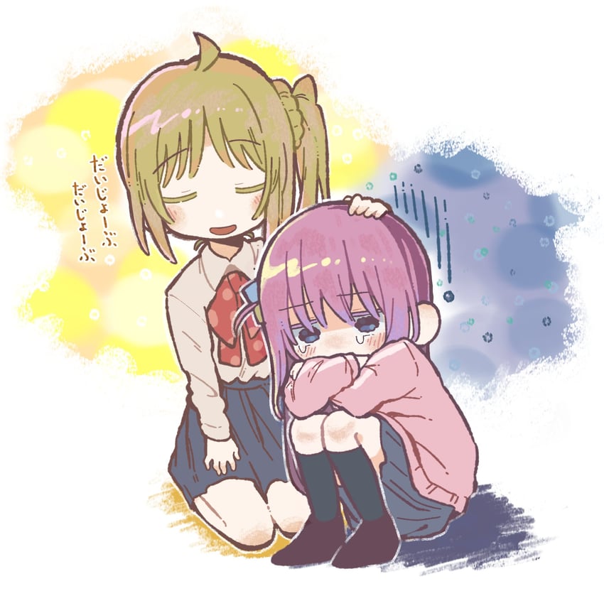 gotoh hitori and ijichi nijika (bocchi the rock!) drawn by henyomen