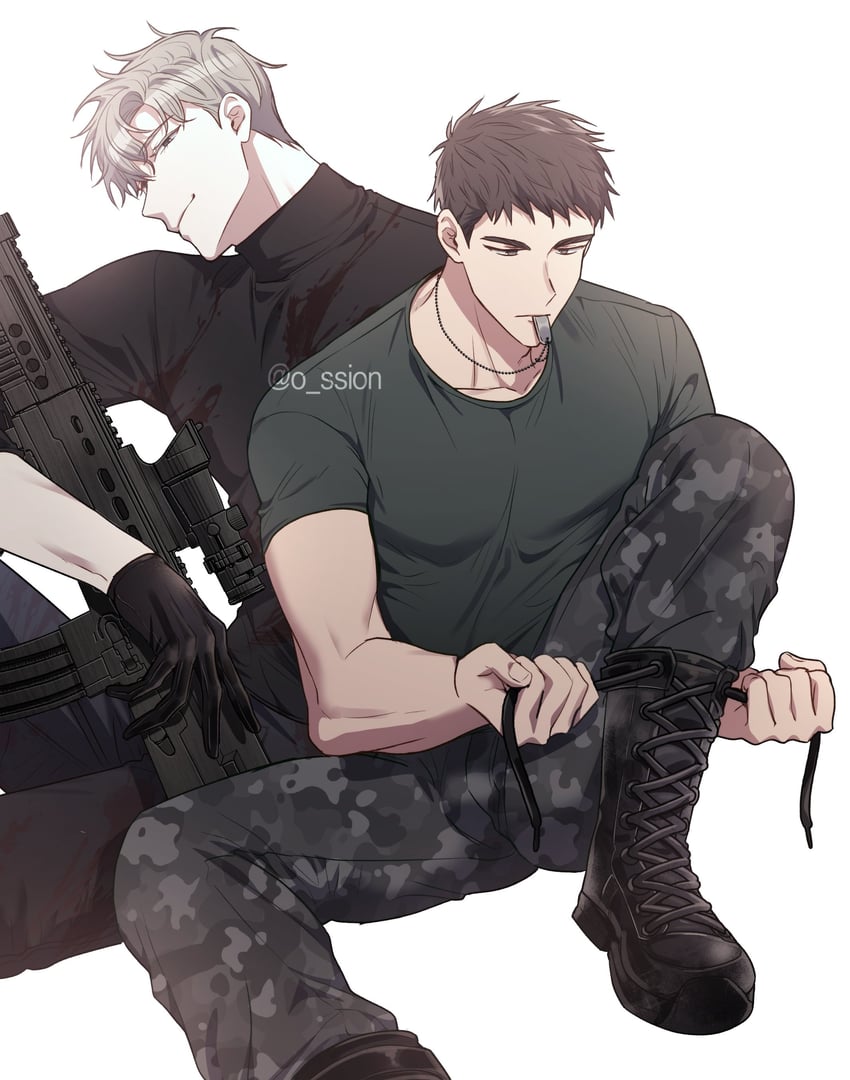 jeong taeui and ilay riegrow (passion) drawn by o_ssion