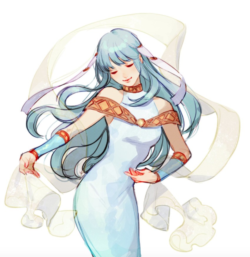 ninian (fire emblem and 1 more) drawn by eva_smith