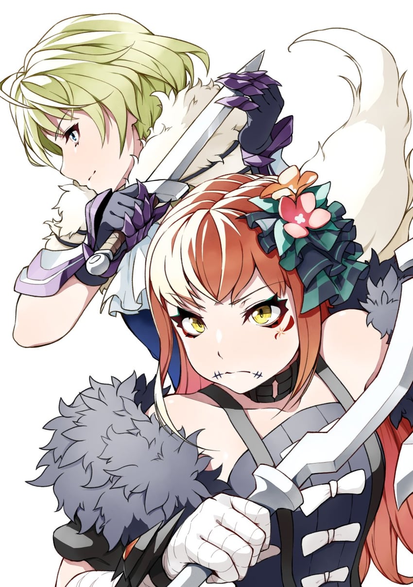 panette and merrin (fire emblem and 1 more) drawn by namicha