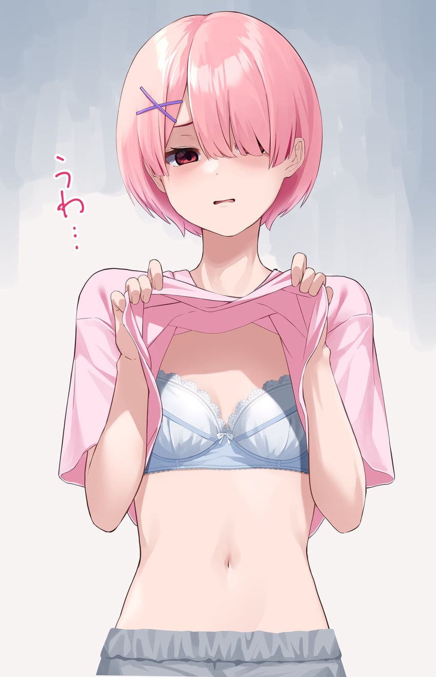 ram (re:zero kara hajimeru isekai seikatsu) drawn by nagio_(kiona)