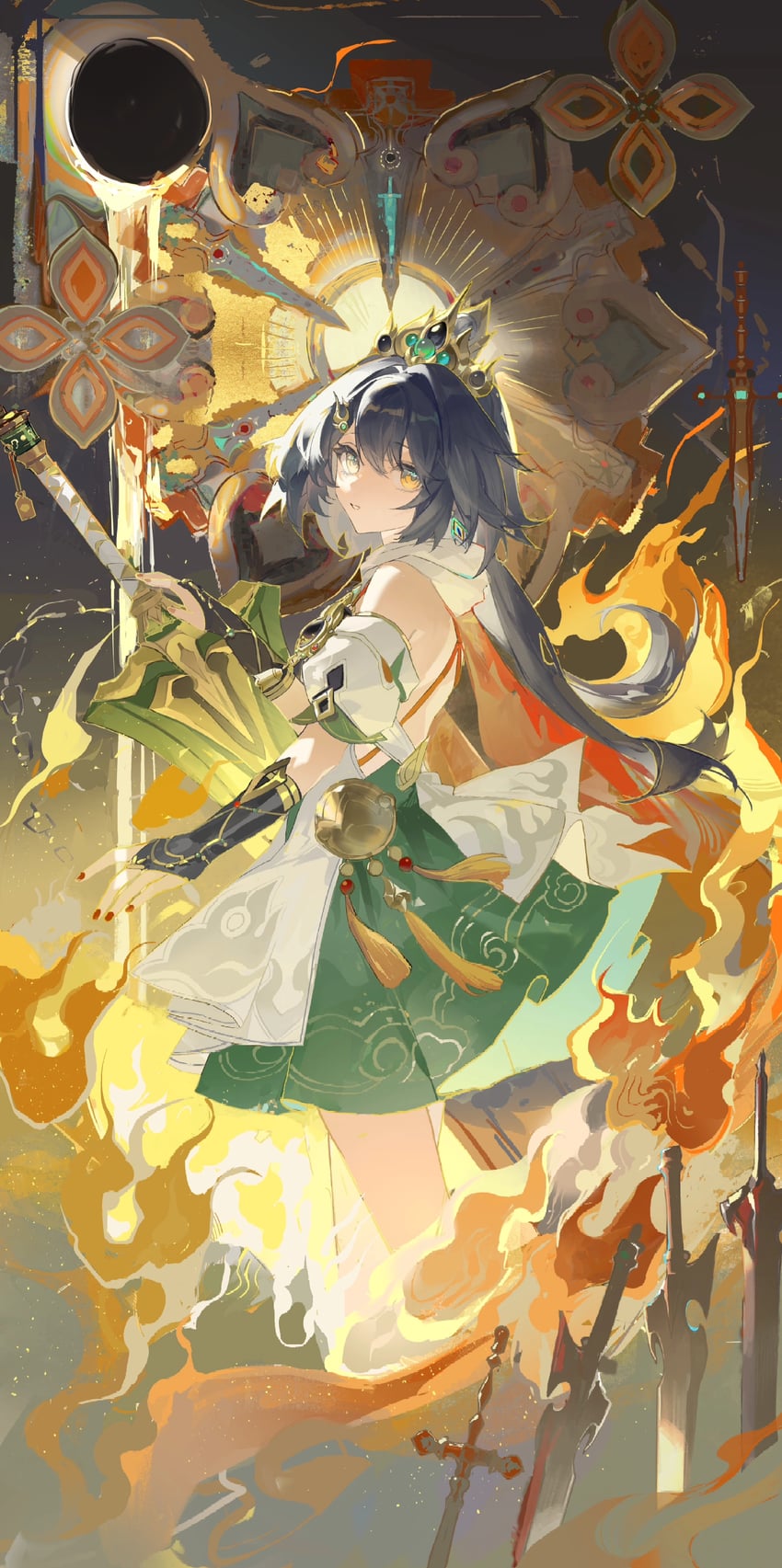 yunli (honkai and 1 more) drawn by nanbei_juzi_ling