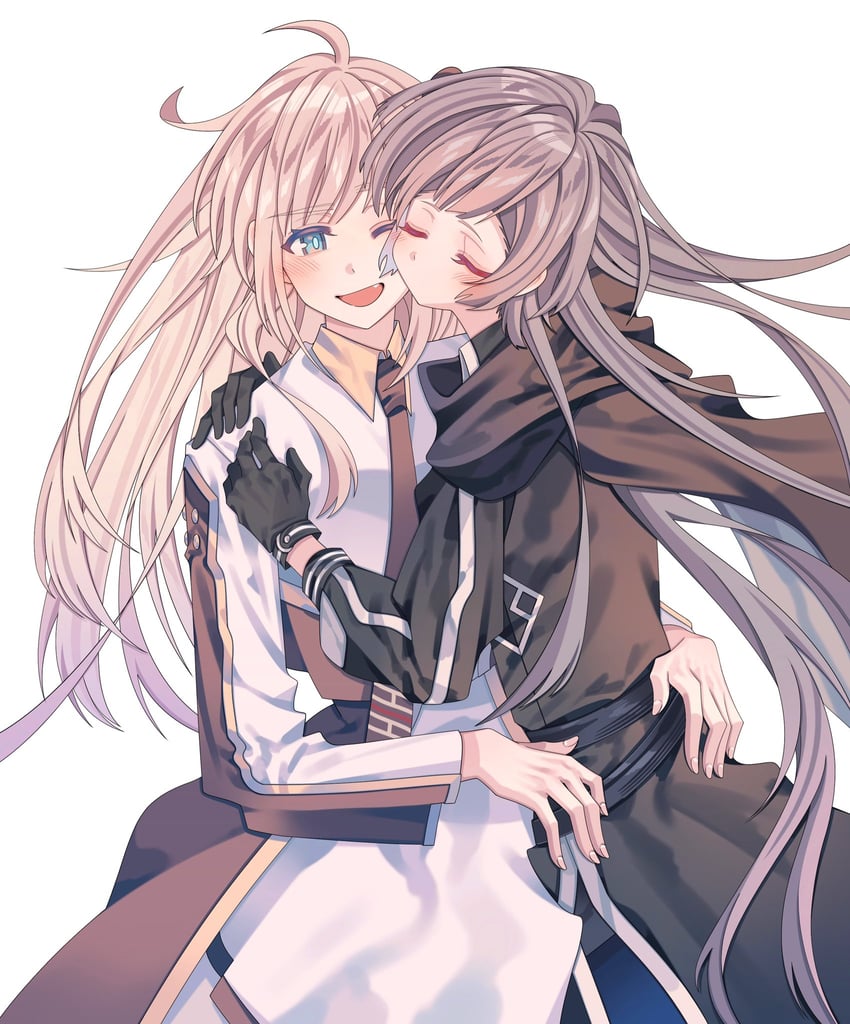 sky striker ace - raye and sky striker ace - roze (yu-gi-oh!) drawn by emptyayya