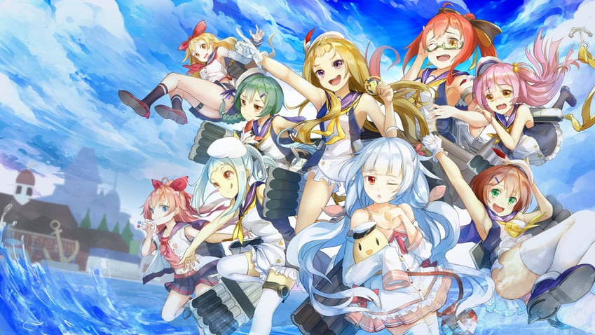 manjuu, nicholas, jenkins, foote, spence, and 5 more (azur lane) drawn by koroneko_p0w0q
